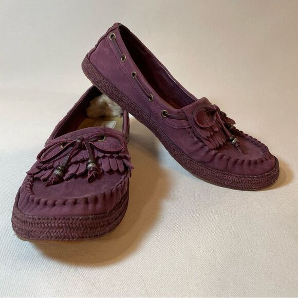 UGG Australia Women Drina Loafer Moccasin Size 8.5 Raspberry - Picture 6 of 10
